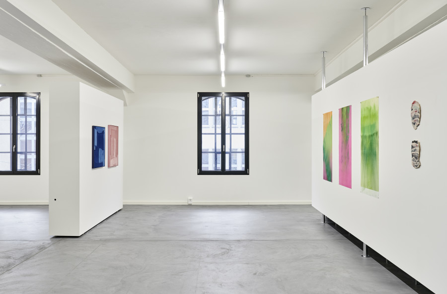 Installation view, monotypes shift, Part II, Edition VFO, 2023-2024. Photo credit: Bernhard Strauss