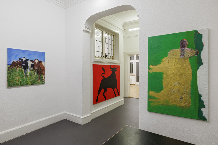 Exhibition view, Kühe und Pferde, Galerie Oskar Weiss, Zürich, 2025-2026. Photo credit: Gina Folly
