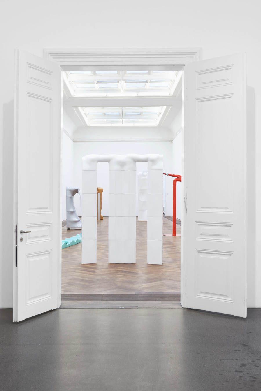 Joachim Bandau, installation view, Die Nichtschönen, Works 1967–1974, Kunsthalle Basel, 2021. Photo: Phil ipp Hänger / Kunsthalle Basel