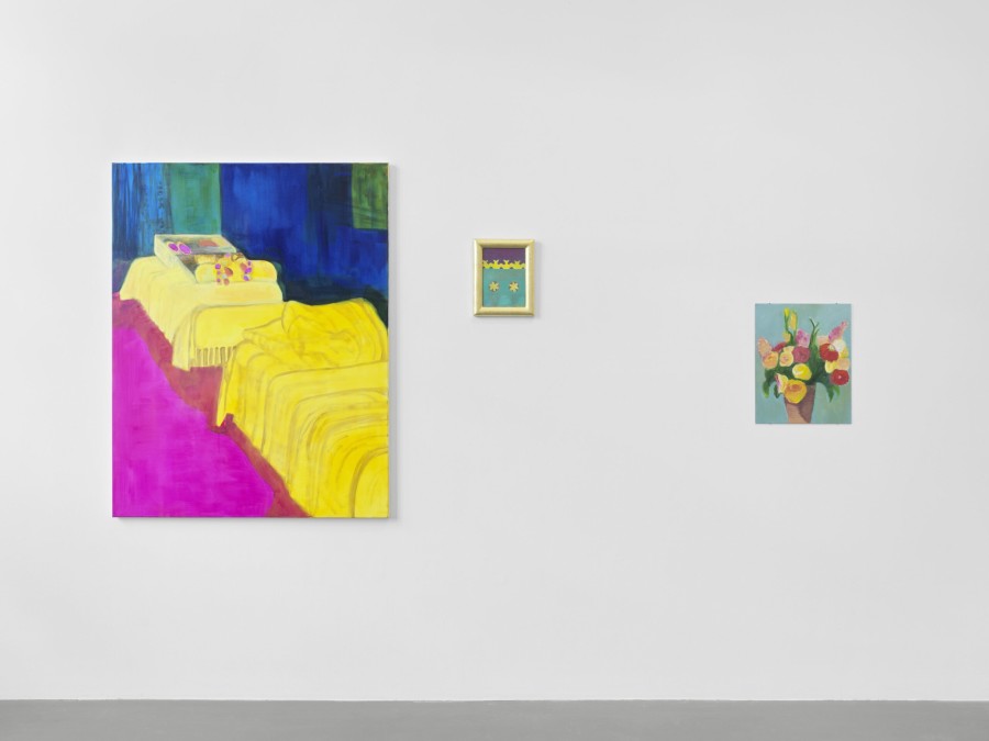 Installation view of Caro Niederer, Slowed down, Barbara Seiler.