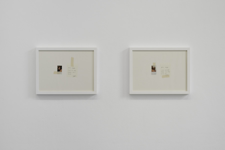 Azize Ferizi, Hey Anna , 2024 / Hey Vera , 2024. Photo: Guillaume Python. Courtesy of the artist and Kunsthalle Friart Fribourg