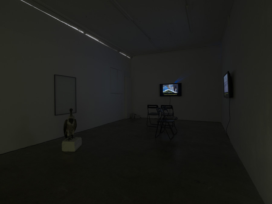 Installation view, Roman Selim Khereddine, Hard-Won Images 2, Tunnel Tunnel, 2022. Photo: Julien Gremaud