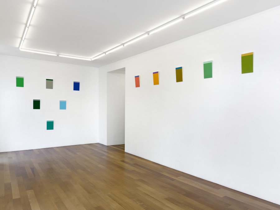 Exhibition view, Stéphane Dafflon, Tilted + Blurred, xippas, 2023. Photo credit: Annik Wetter