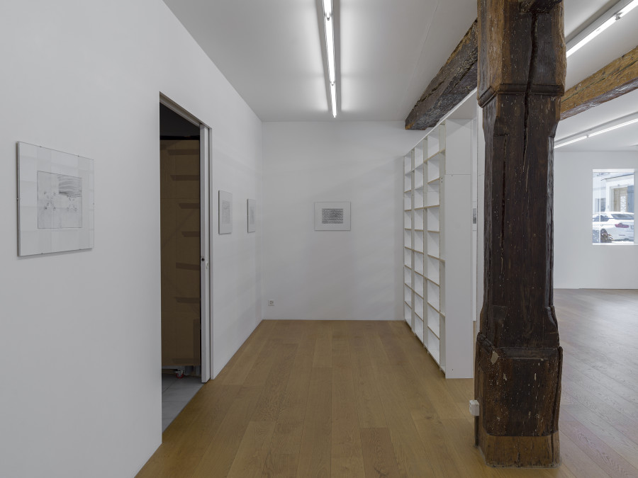 Registration, analysis and classification, Pencil on Paper, Framed, 40 × 50 cm, 2022 / Photo: Cedric Mussano / Courtesy: the artist and Kirchgasse Gallery